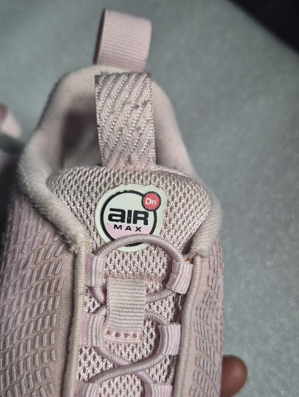 Nike Girls' Pink Slip-On Air Max Knit Sneakers - Picture 10 of 11